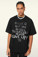 Cooling-Touch Gradient Graphic Tee - Metallic Black