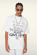Cooling-Touch Gradient Graphic Tee - Teeth White