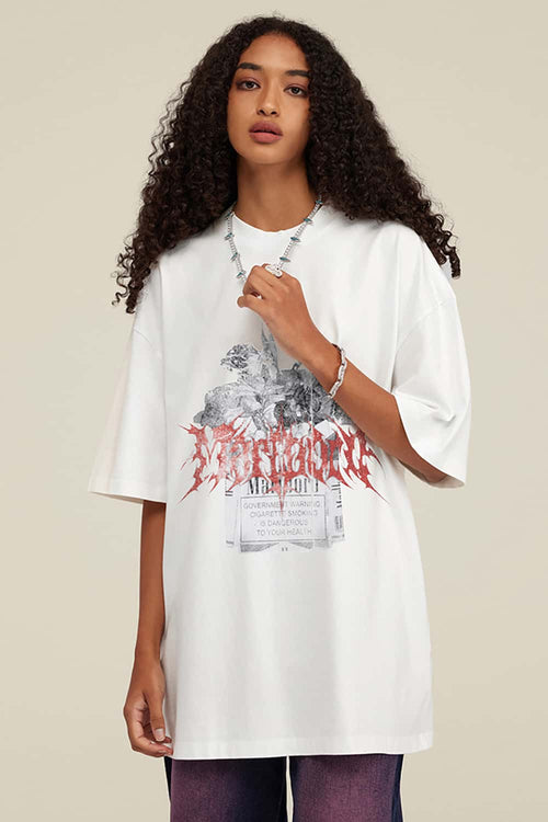 Heavyweight Box Graphic Tee - White
