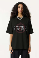 Vintage Snake Print Essential Tee - Black