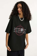 Vintage Snake Print Essential Tee - Black