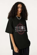 Vintage Snake Print Essential Tee - Black