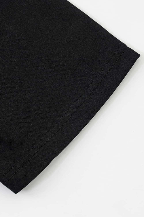 Vintage Snake Print Essential Tee - Black