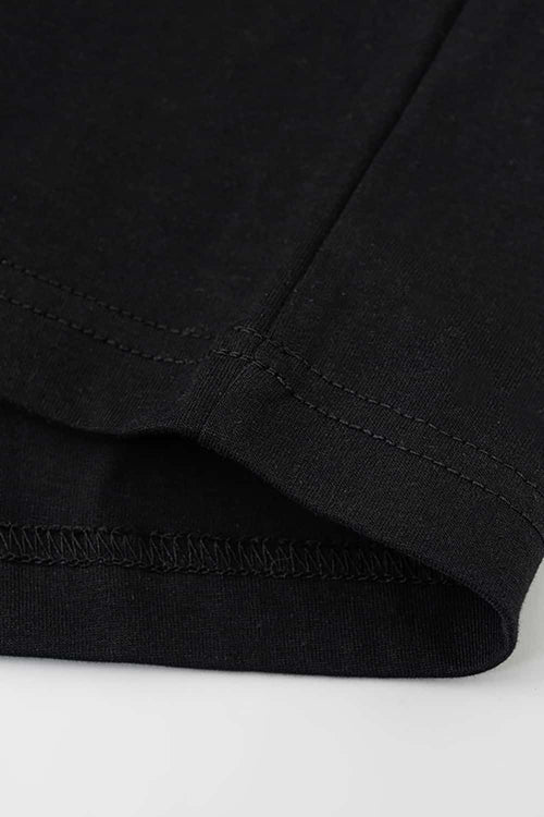 Vintage Snake Print Essential Tee - Black