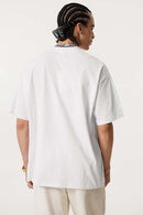 Vintage Snake Print Essential Tee - White