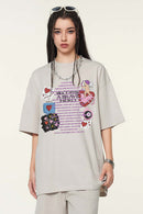 Cooling Quick-Dry Graphic Performance Tee - Sandy Apricot