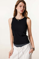 Heavyweight Slim-Fit Tank Top - Black