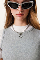 Heavyweight Slim-Fit Tank Top - Flower Gray