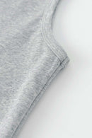 Heavyweight Slim-Fit Tank Top - Flower Gray