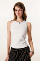 Heavyweight Slim-Fit Tank Top - White