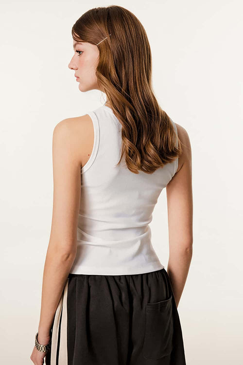 Heavyweight Slim-Fit Tank Top - White