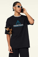 Cooling Quick-Dry Graphic Tee - Metallic Black