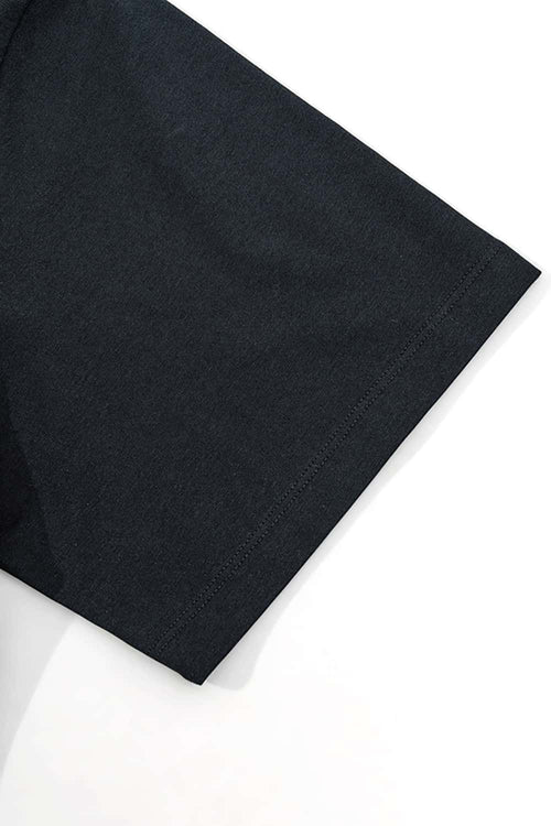 Cooling Quick-Dry Graphic Tee - Metallic Black