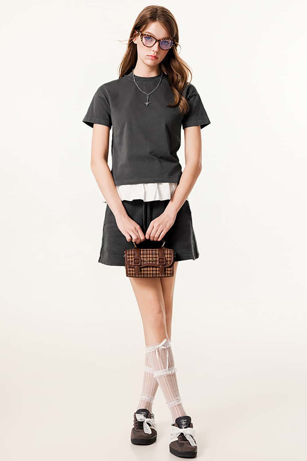 Milan Double Gauze Basic Heavy-Duty Short-Sleeve Solid T-Shirt