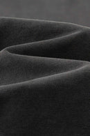 Durable Washed Solid Short-Sleeve Tee - Dark Gray