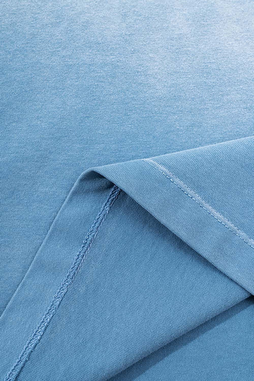 Heavyweight Washed Gradient Tee - Blue