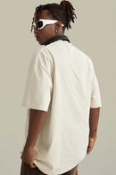 Washed Angel Graphic Short-Sleeve Tee - Gray Apricot