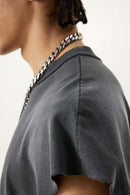 Distressed Cutoff Tank - Dark Gray