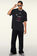 Heavyweight Boxy Graphic Tee - Fried Snowflakes