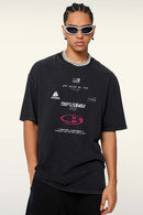 Heavyweight Boxy Graphic Tee - Fried Snowflakes