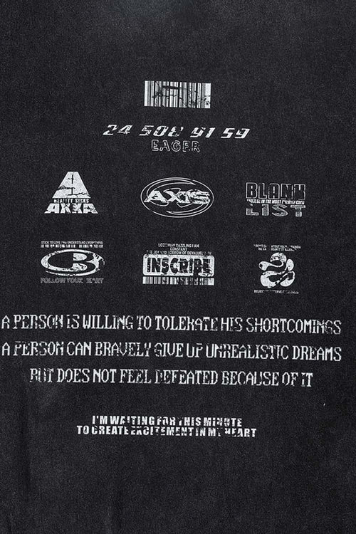 Heavyweight Boxy Graphic Tee - Fried Snowflakes