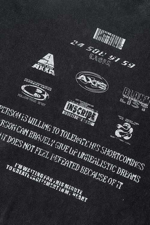 Heavyweight Boxy Graphic Tee - Fried Snowflakes