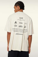 Heavyweight Boxy Graphic Tee - Gray Apricot