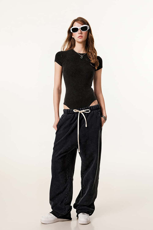 Athletic Stretch-Fit Bodysuit - Fried Snowflakes