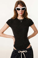 Athletic Stretch-Fit Bodysuit - Fried Snowflakes