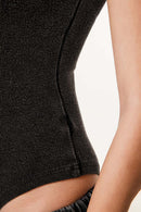 Athletic Stretch-Fit Bodysuit - Fried Snowflakes