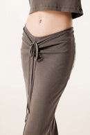 Ruched Bodycon Skirt - Coffee