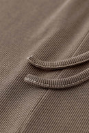 Ruched Bodycon Skirt - Coffee