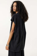 Distressed Sleeveless Active Vest - Fried Snowflakes