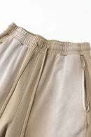 Washed Gradient Curved Sport Pants - Vintage Khaki