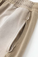 Washed Gradient Curved Sport Pants - Vintage Khaki