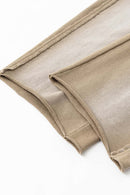 Washed Gradient Curved Sport Pants - Vintage Khaki