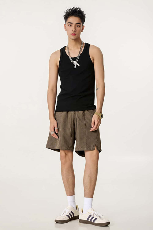 Waterproof Quick-Dry Board Shorts - Coffee