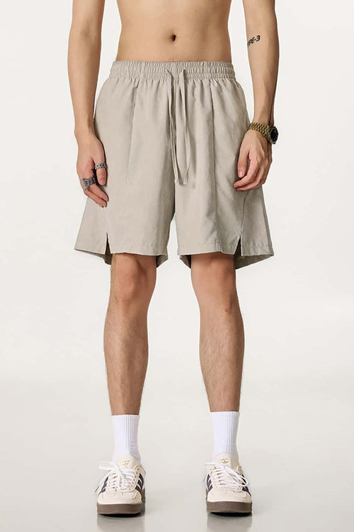 Waterproof Quick-Dry Board Shorts - Gray Apricot