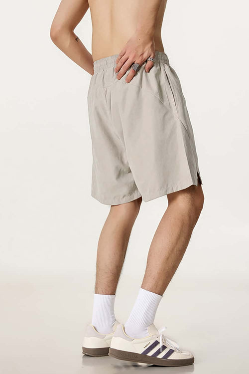 Waterproof Quick-Dry Board Shorts - Gray Apricot
