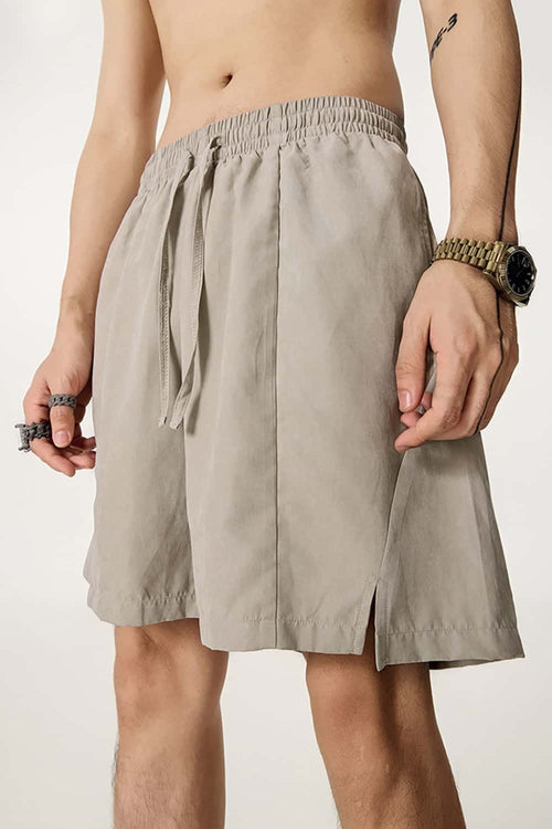 Waterproof Quick-Dry Board Shorts - Gray Apricot