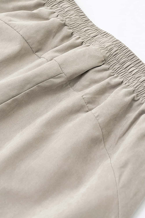 Waterproof Quick-Dry Board Shorts - Gray Apricot