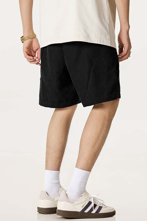 Men's Waterproof Quick-Dry Board Shorts - Black