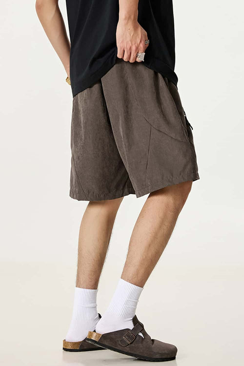 Men's Waterproof Quick-Dry Board Shorts - Coffee