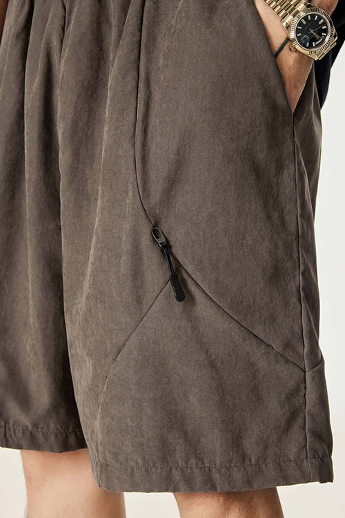Men's Waterproof Quick-Dry Board Shorts - Coffee