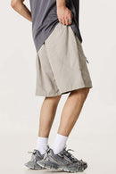 Men's Waterproof Quick-Dry Board Shorts - Gray Apricot