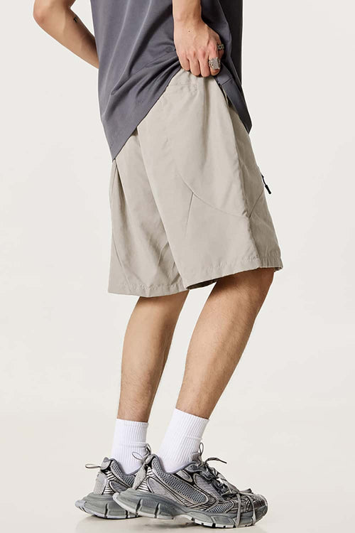 Men's Waterproof Quick-Dry Board Shorts - Gray Apricot