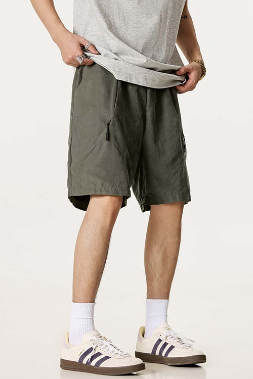Men's Waterproof Quick-Dry Board Shorts - Military Green
