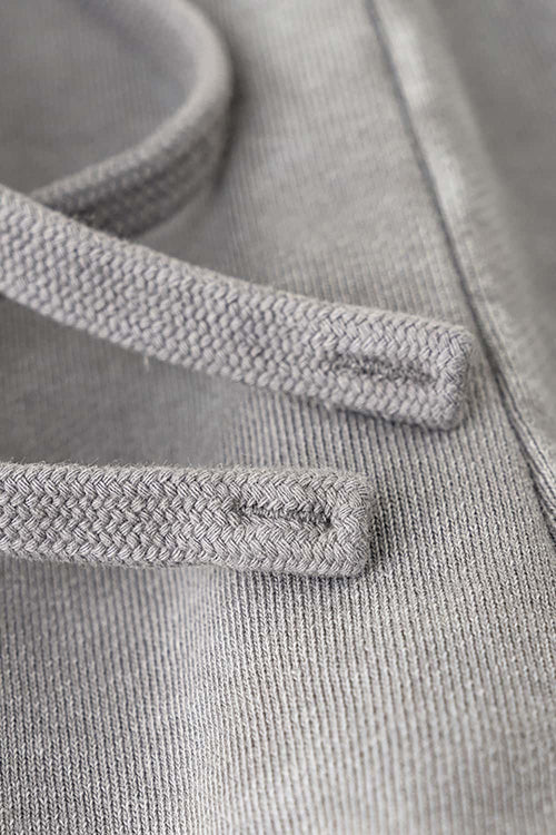 Over-Knee Washed Wax-Dyed Shorts - Medium Gray