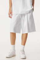 Over-Knee Washed Wax-Dyed Shorts - Off White