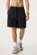 Heavyweight Washed Drawstring Active Shorts - Fried Snowflakes